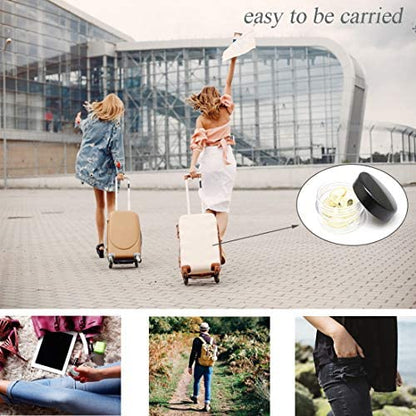 5 Gram Sample Containers with Lids, 25PCS Mini Makeup Containers, Empty Plastic Travel Cosmetic Containers with Labels - color: Black