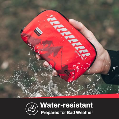 RHINO RESCUE Small First Aid Kit Ultralight Water-Resistent Medical Kit for Hiking, Backpacking, Cycling, Travel, Vehicles - size: Small