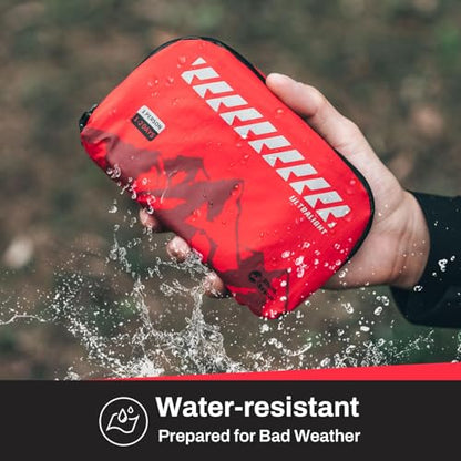RHINO RESCUE Small First Aid Kit Ultralight Water-Resistent Medical Kit for Hiking, Backpacking, Cycling, Travel, Vehicles - size: Small