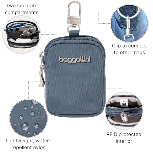 Baggallini womens On the Go Mini Pouch - color: Mist