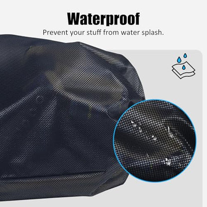 Gloppie Shoe Bags for Travel, (2-Pack) Shoe Storage Bag with Drawstring, Packing Organizer for Sneakers, Gym, Luggage, Closet, Weekender Overnight Travel Essentials