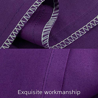 NTBAY Egyptian Cotton Toddler Pillowcases - Set of 2 - Travel Pillow Cases - 500 Thread Count Cotton 13x18 Pillow Covers - Envelope Closure Nursery Pillowcases, 13x18 Inches, Purple - color: Purple