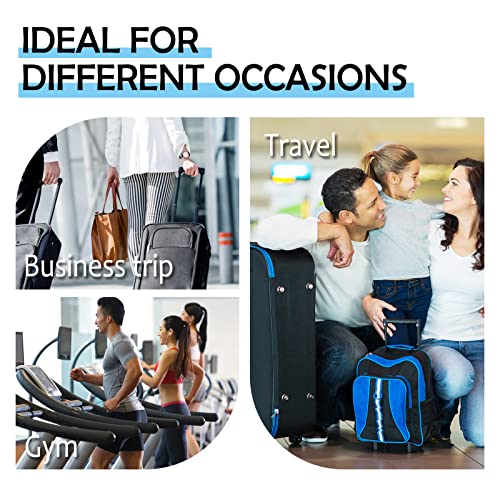 4-PACK Blue Organizer Cubes - Pack Luggage, Suitcase and Carry On Cubes - color: 4 PACK Blue Honeycomb
