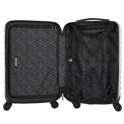 Travelers Club 22-Inch Gilroy Rolling Hardside Carry-On Luggage, Heirloom Lilac - color: Heirloom Lilac, size: 22-Inch