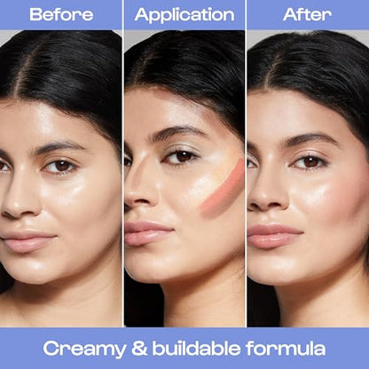 Alleyoop Stack The Odds – All-in-One Cream Makeup Palette with Blush, Contour, Bronzer & Highlighter, Stackable Face Palette for Natural Color, Easy Touch-Ups & Travel Makeup Convenience, Sunkissed - color: Sunkissed