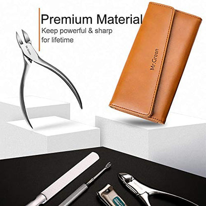 4 Pcs Manicure Set, Pedicure Sets, Nail Clipper Stainless Steel Professional Nail Cutter with Travel Case - color: 4count
