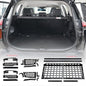 HIGH FLYING for Toyota RAV4 2026 2027 Interior Storage Molle Panel Cargo Shelf Trunk Organizer Luggage Carrier Rack Modular System Aluminum (Shelf+Storage Box) - size: 2026 2027 Shelf+Storage Boxes