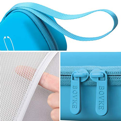 BOVKE Travel Carrying Case Compatible with 3M Littmann Classic III, Lightweight II S.E, MDF Acoustica Deluxe Stethoscopes, Extra Room for Medical Scissors EMT Trauma Shears LED Penlight, Turquoise - color: Pu Leather_Turquoise