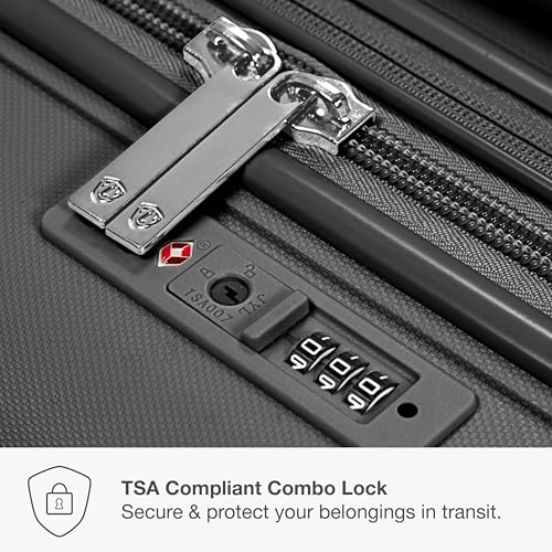 Traveler's Choice Pagosa Hardshell Expandable Luggage with Spinner Wheels, Gray, 3-Piece Set (22/27/30) - color: Gray, size: 3-Piece Set (22/27/30)