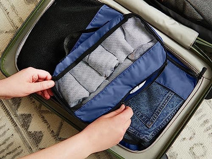 Covermates Packing Cube Set for Travel & Luggage Organization – Premium Suitcase Organizer Bags with Mesh Window & Carrying Handles – Lightweight Compression Cubes for Clothes & Essentials, Blue