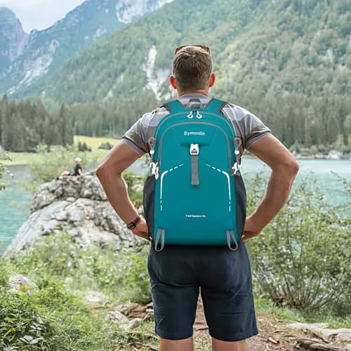 45L Lightweight Packable Backpack – Durable Foldable Daypack for Travel, Hiking, and Gym (Green) - color: 45l-green