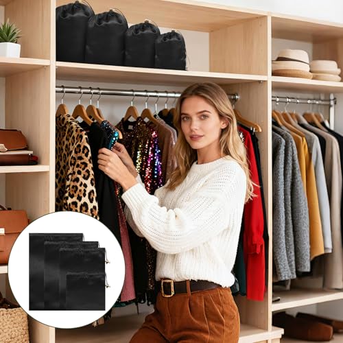 16 Pcs Game Toy Storage Bag with Drawstring, Multi Purpose Foldable Stuff Sack Travel Bags, Pouches for Lightweight Toys, Adjustable Toy Organizer, Foldable Ditty Underwear Bag for Women Men, 4 Sizes