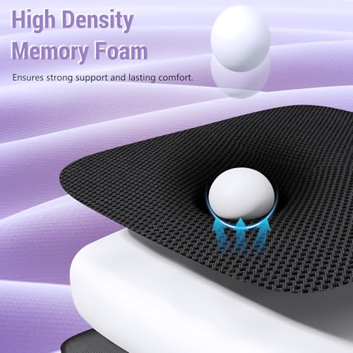 Car Seat Cushion and Lumbar Support Headrest Pillow Mesh Cover Memory Foam Ergonomic Car Cushion Back Neck Support Pillow Sciatica & Back & Tailbone Pain Relief Pillow Black - color: Mesh Cover Seat Cushion ＆ Lumbar Pillow ＆neck Pillow-black