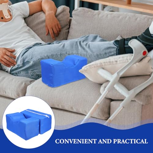 Foot Elevator Pillow for Hand and Foot Protection Ankle Cushion and Heel Support Pad Pressure Relief Leg Rest for Elderly Bedridden Patients Washable and Detachable 7.87X3.94X0.1 Inches