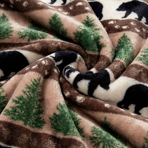 Carstens, Inc. Travel Blanket, Premium Compact 2-in-1 Airplane Blanket/Pillow, Prints & Pinecones - color: Prints & Pinecones