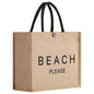 Trifabricy Beach Bag for Women, Woven Straw Beach Tote Bag Waterproof, Weaving Swim Gym Shopping Travel Bags with Button - color: Classic-beach