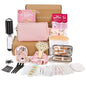 Bridal Emergency Kit for Wedding Day, Wedding Essentials Survival Set for Team Bride, Must-Have 30+ Essentials Travel Kit with Makeup Bag - color: Pink