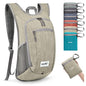 G4Free 10L/15L Hiking Backpack Lightweight Packable Hiking Daypack Small Travel Outdoor Foldable Shoulder Bag - color: Beige, size: 15L