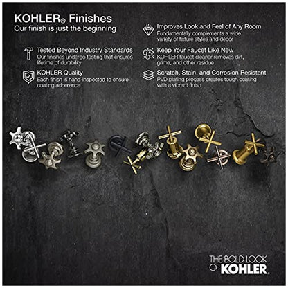 KOHLER SQUARE FOOT REST - color: Polishedchrome