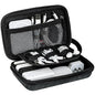 JETech Travel Accessories Organizer Case, Portable Electronic Pouch Gadget Bag for MacBook Power Adapter Chargers, Cables, Power Bank, Mouse, Stylus Pen, Earphone, SD Card, USB Flash Drive
