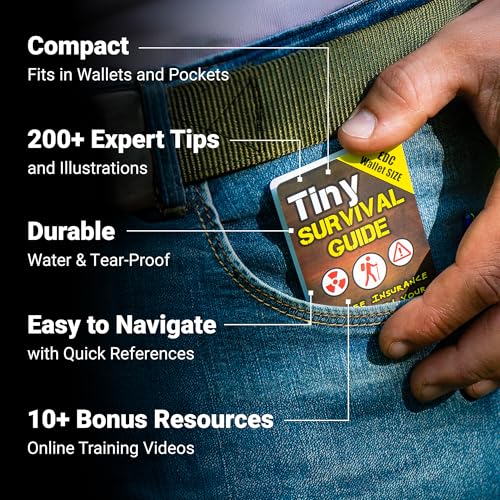Tiny First Aid Guide: Emergency Medical Care for Anywhere - The Ultimate Step-by-Step, Everyday Carry: Survival Medicine Pocket, Micro-Guide (1 Tiny Guide & 1 Tiny Field Guide) - style: 1 Tiny Guide + 1 Tiny Field Guide