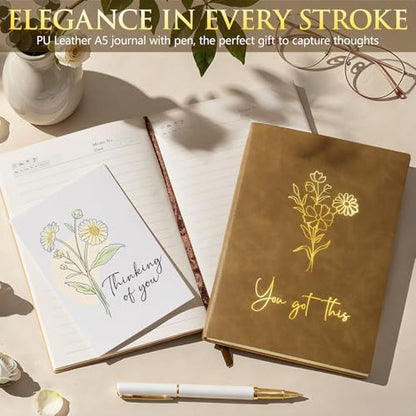 Self Care Get Well Soon Gifts Baskets for Women, Birthday Gifts Spa Care Package After Surgery, Inspirational Thinking of You Sympathy Basket Feel Better Christmas Encouragement Gift for Mom Friends - color: Ivory