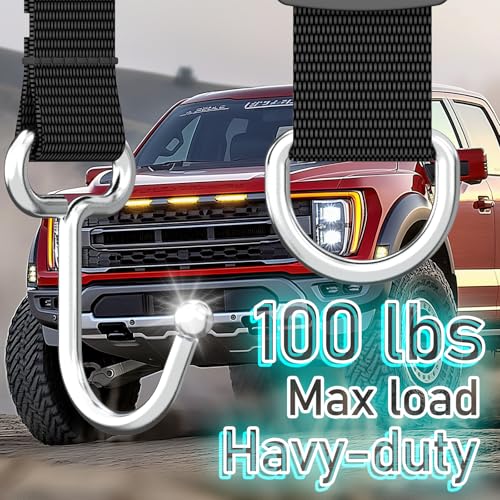 Car Headrest Hooks for Purse and Bags, 4 Pack | Adjustable Back Seat Hanger, Metal Heavy Duty, 100 lbs Capacity, Purse Holder - style: D4