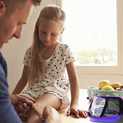 Small-Waterproof Car First-Aid Kit Emergency-Kit - Purple 273Piece Camping Equipment for Camping Hiking Home Travel YIDERBO - style: Purple-273Pcs