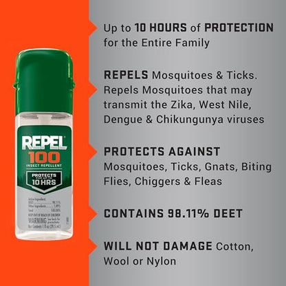 Repel 1-Ounce Insect Repellent Pump Spray (Pack of 6) - size: 1 Fl Oz (Pack of 6), style: 1 Pack