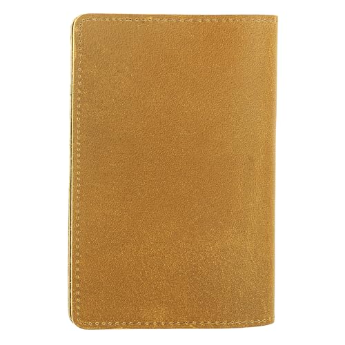 RFID Blocking Passport Holder Travel Wallet (Brown) - color: Brown
