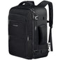 Vancropak Carry On Backpack, 45L Expandable Extra Large Travel Backpack, Flight Approved Water Resistant Luggage Suitcase Daypack, Lightweight Business Overnight Weekender Bag for Men & Women, Black - color: A-black, size: XX-Large