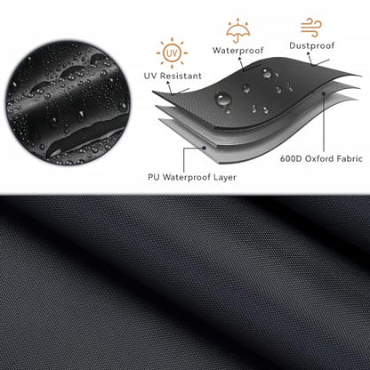 Folding Chair Storage Bag, Waterproof Large Carry Bag for 4 Packs Plastic, Resin, and Wood Folding Chairs - 39" L x 12" W x 20" H - size: 4PCS Folding Chair Bag