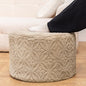 Plush Multi-Functional Ottoman Pouf – Ergonomic Ottoman Foot Rest with Space-Saving Design, Perfect Under Desks, Couches & Sofas (Light Coffee) - color: Light Coffee