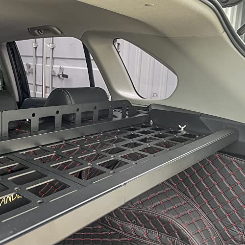 HIGH FLYING for Toyota RAV4 2019-2025 Car Accessories Modular Storage Molle Panel Cargo Shelf Organizer Luggage Carrier Rack Aluminum Alloy (with Split Cross Bar) - size: 2019-2025 with Split Cross Bar