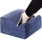 Foot Rest for Under Desk at Work, Office Footrest with Warm Feet Pocket,Ergonomic Under Desk Footrest with Washable Cover, Stool for Office Chair & Back &Pain Relief, (Blue+) - color: Blue+