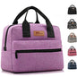 HOMESPON Insulated Lunch Bag for Women Men Lunch Box Cooler Lunch Tote for Work Picnic (Purple) - color: Purple