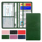 Valardoh Premium Car Registration and Insurance Card Holder, Car Document Holder for Cards, Driver License & other Essential Documents (Dark Green) - color: Dark Green