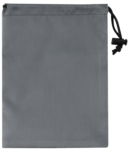 PALTERWEAR Drawstring Bag with Toggle - Nylon Cinch and Ditty Pouch Six-Pack (Gray, 5 x 7 Inch, Set of 6) - color: Gray, size: 5 x 7 Inch