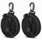 FRTKK 2 Pack Tactical Compact EDC Pouches Military Molle Utility Pouch Accessories Organizer Pouch Coin Purse Keychain Pocket Credit Card Holder Waist Pack - color: Black
