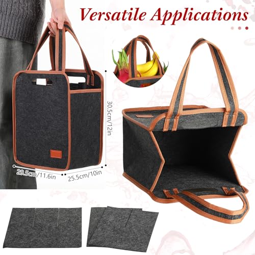 FuWeave 2 Pack Wine Carrier 6 Bottles Tote Reusable Wine tote Bags Insulated Grocery Bags for Christmas Travel, Camping and Picnic(Brown,9.45" X 7.09" X 12.99") - size: 9.45" X 7.09" X 12.99"