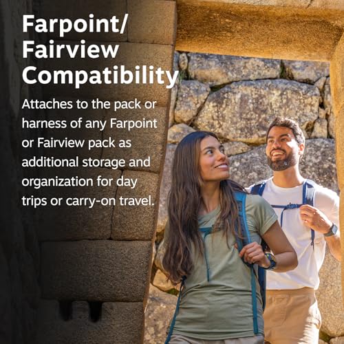 Osprey Farpoint Fairview Travel Daypack for Men and Women - Carry On Personal Item Backpack with Laptop Sleeve, Graphite Purple - color: Graphite Purple