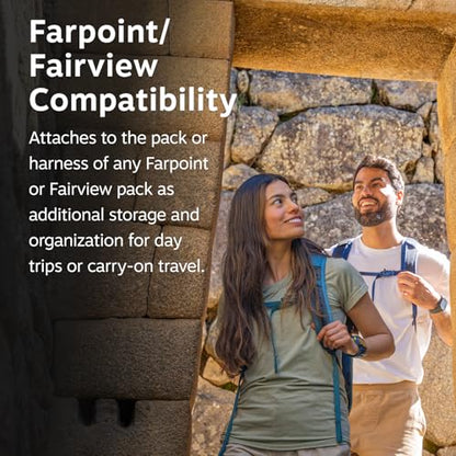 Osprey Farpoint Fairview Travel Daypack for Men and Women - Carry On Personal Item Backpack with Laptop Sleeve, Cascade/Torrent Blue - color: Cascade Torrent Blue