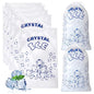 Ice Bags 10 lb with Drawstring, 50 Count Ice Bags for Ice Machine, Heavy-Duty Reusable Ice Cube Bag, Portable Storage and Freezer Keeper - size: 10LB