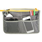 Wrapables® Unisex Bag Insert Organizer, Travel Bag Organizer - Grey - color: Grey