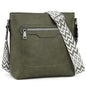 TANTOMI Crossbody Bags for Women Casual Crossbody Purses for Women Travel Shoulder Bag Handbags with Adjustable Strap - color: Dark Green