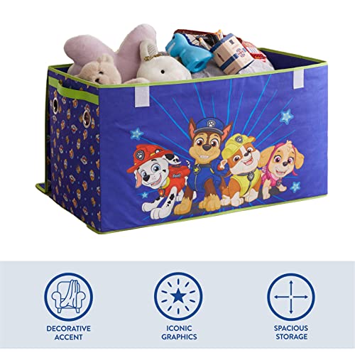 Nickelodeon Paw Patrol Chase, Marshall and Skye Collapsible Children’s Storage Trunk, Durable with Lid - color: Paw Patrol Chase Marshall and Skye