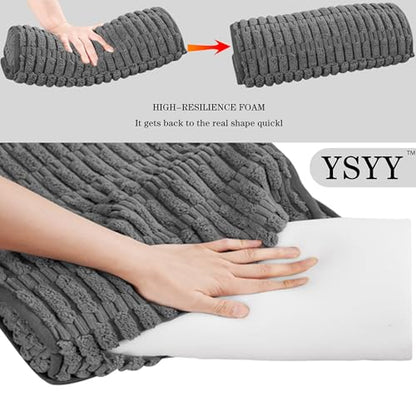 Memory Foam Recliner Neck Pillow. | Breathable pressure relieving ergonomic cushion fits car, sofa, office chair, recliner. Gray,17"W×2.7"D. - color: Gray, size: 17"W x 2.7"D