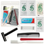 Moda West 24 Hygiene Kits - Bulk Case of Wholesale Basic Toiletry Kits for Men, Women, Travel, Charity 12 Pc Kit