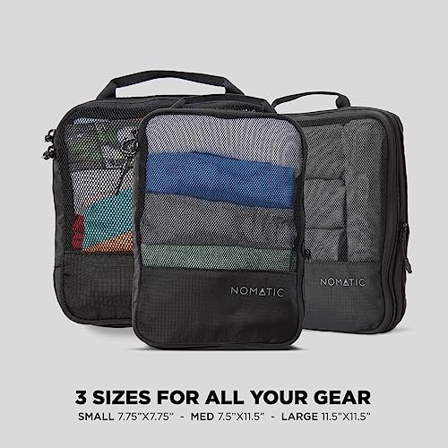 NOMATIC Packing Cubes, Compression Luggage Organizers for Carry-On, Suitcases, Travel Bags, Medium - size: Medium