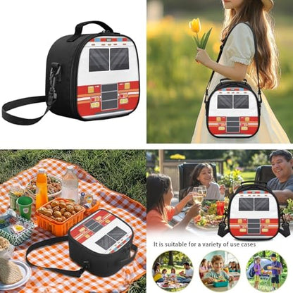 3pcs Kids Boys Backpack Sets with Reusable Insulated Lunch Box Big Capacity Pen Case Set,Car Daypack for Elementary Primary,Back to School Supplies - color: Car